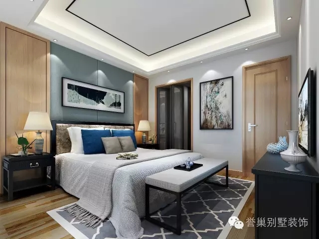 星海名城現代簡約主臥裝修設計效果圖